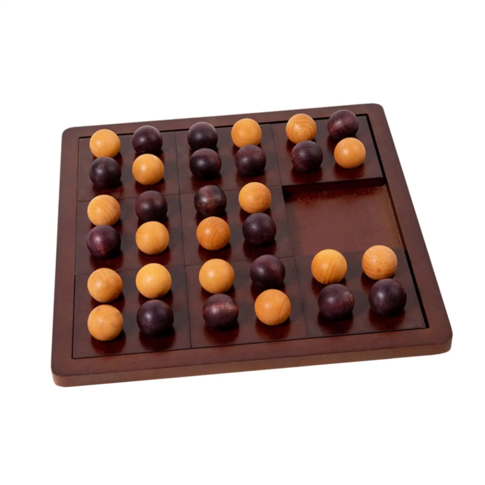 Wood Tic TAC Toe Game Logical Thinking Training Dual Challenge Chess Toy for Children Adults Outdoor Indoor Travel Plane Trips