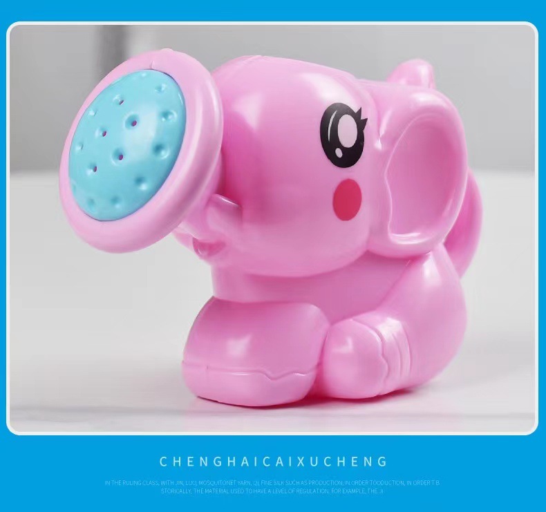 Baby Bath Toys Lovely Plastic Elephant Shape Water Spray for Baby Shower Swimming Toys Kids Gift Baby Kids Toy