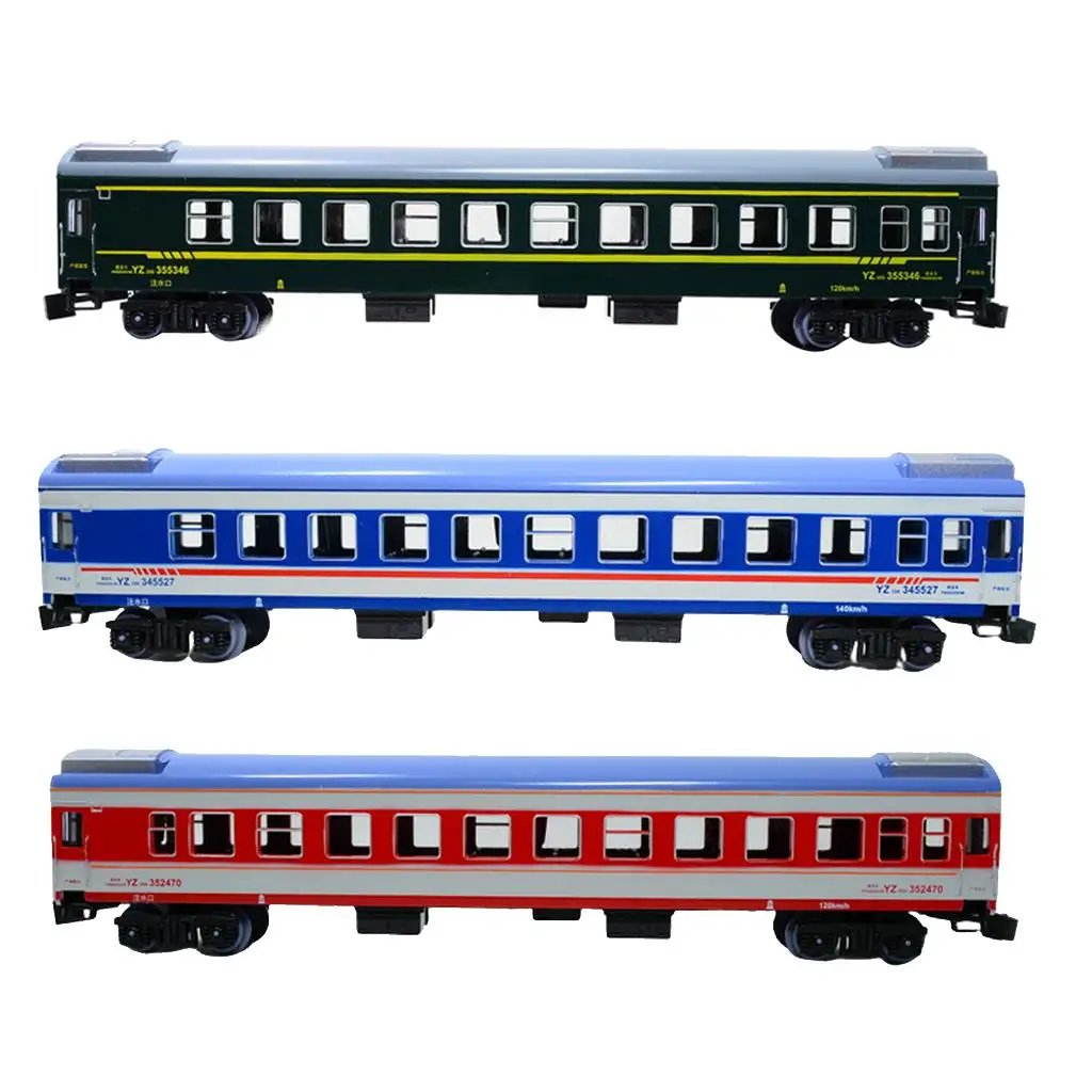 1:87 HO Scale Model Train Toy Passenger Car Toy Gifts Children