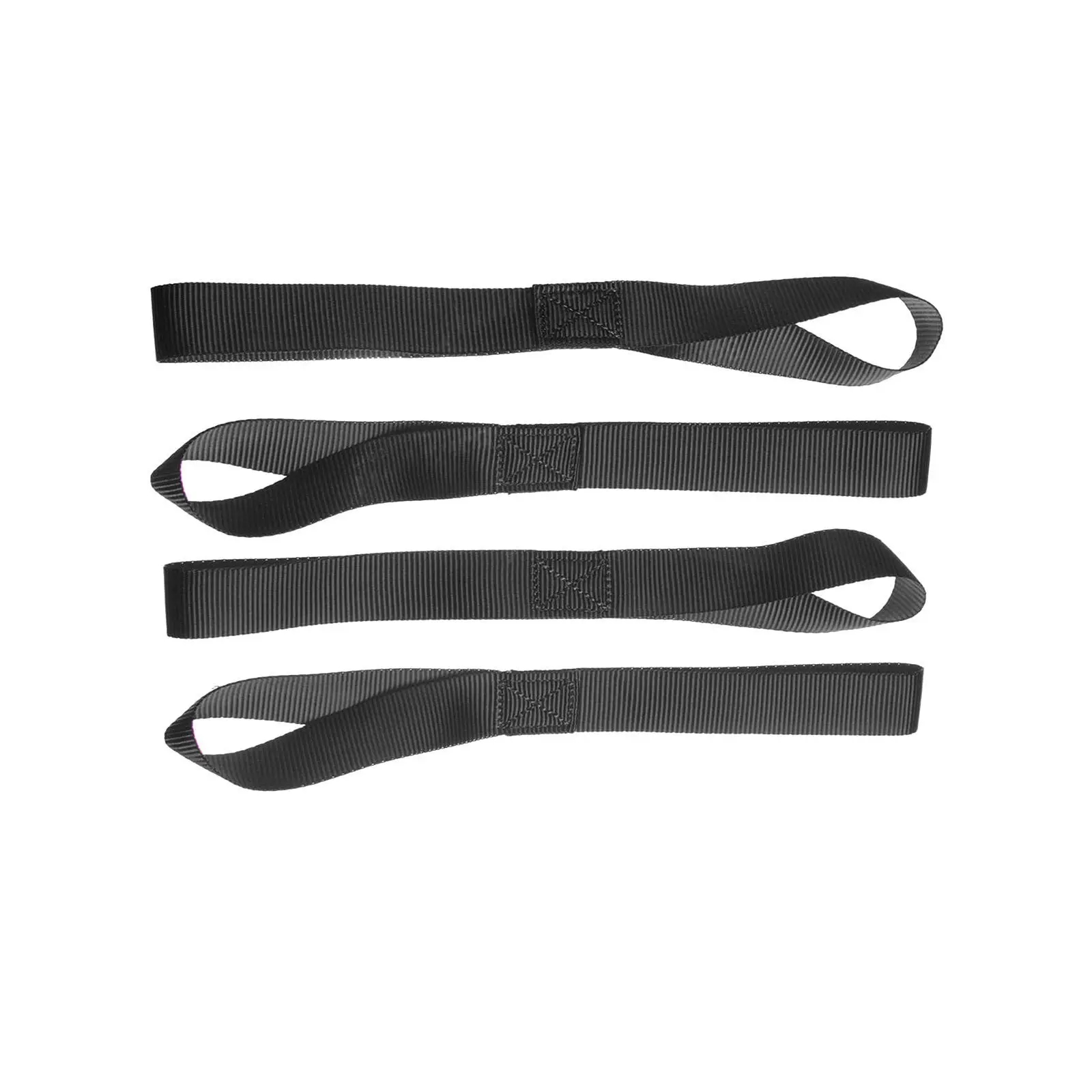 5x Soft Loop for Towing Trailering Reinforced High Strength ATV UTV Lawn Equipment for Motorcycle Bikes Multiple Use Tie Downs