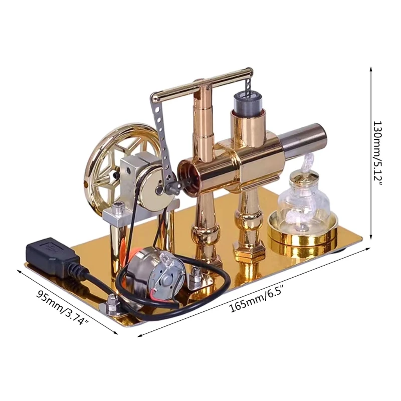 Motor Stirling ar quente, modelo motor Stirling