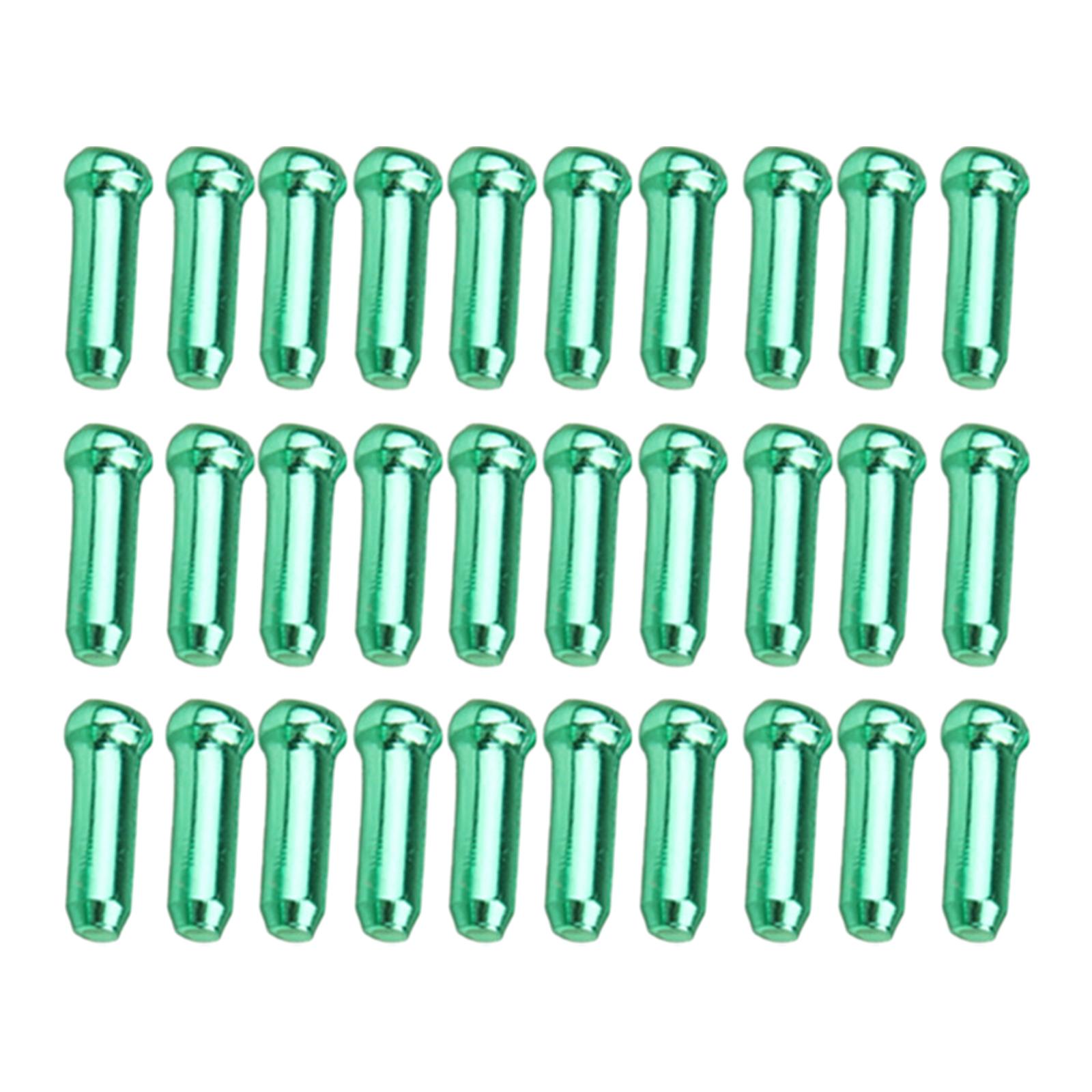 30 Pieces Bike Cable End Caps, Bicycle Brake Cable End Caps, Bike Inner Wire Gear, Bike Cable Caps for Mountain Road Bike