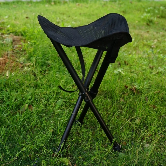 Outdoor Telescopic Folding Stool Portable Stainless Steel Camping Chair  with Storage Bag Mini Fishing Stool Travel Chair - AliExpress