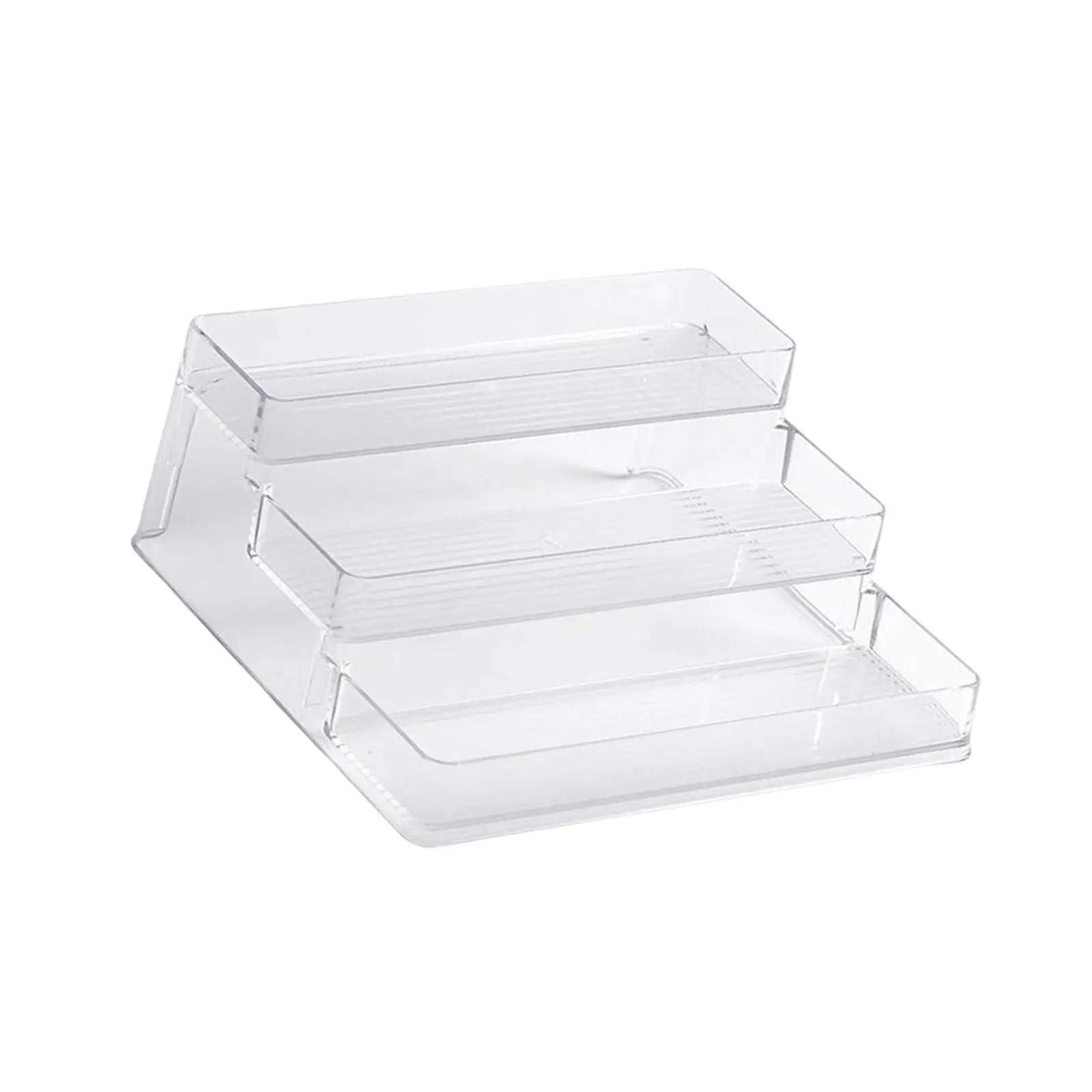 Clear Nail Polish Stand Shelf Organizer 3 Layers Accessory Wide Usage Multipurpose Use