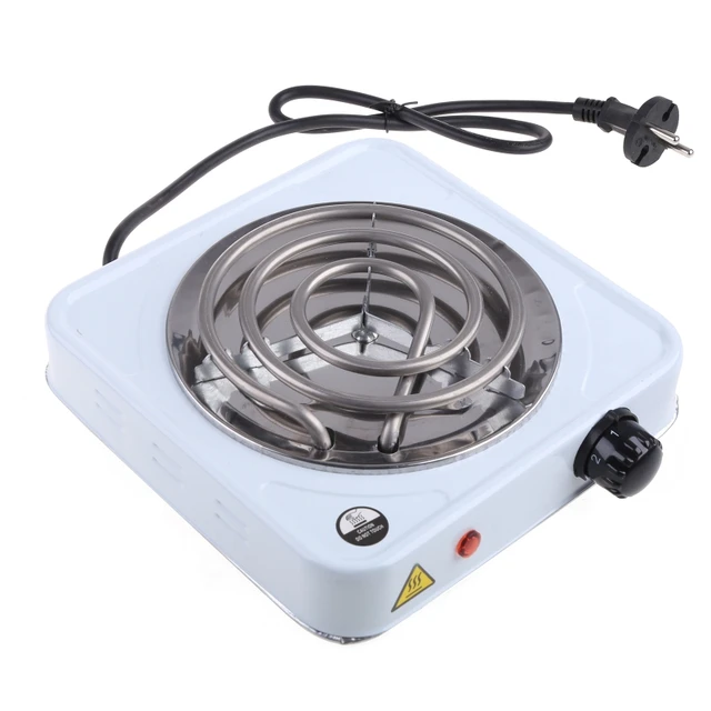 Portable electric stove single burner travel compact small hot