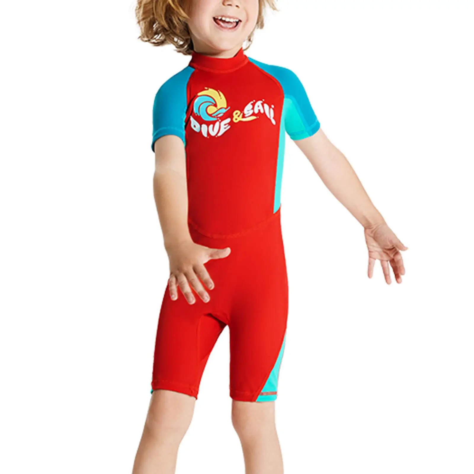Kids Wetsuits Scuba Diving Suit Shorty Wetsuit for Diving Snorkeling Surfing XXL Red