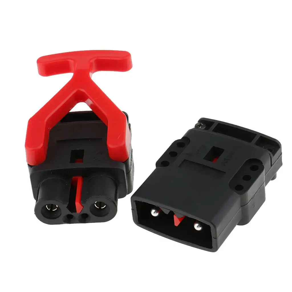 2X 80A Battery Connect Wire Harness Disconnect Forklift Connector with