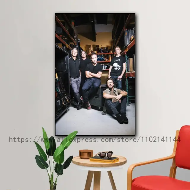 Pearl Jam Band Poster High Quality Wall Art Canvas Posters Decoration Art  Personalized Gift Modern Family bedroom Painting