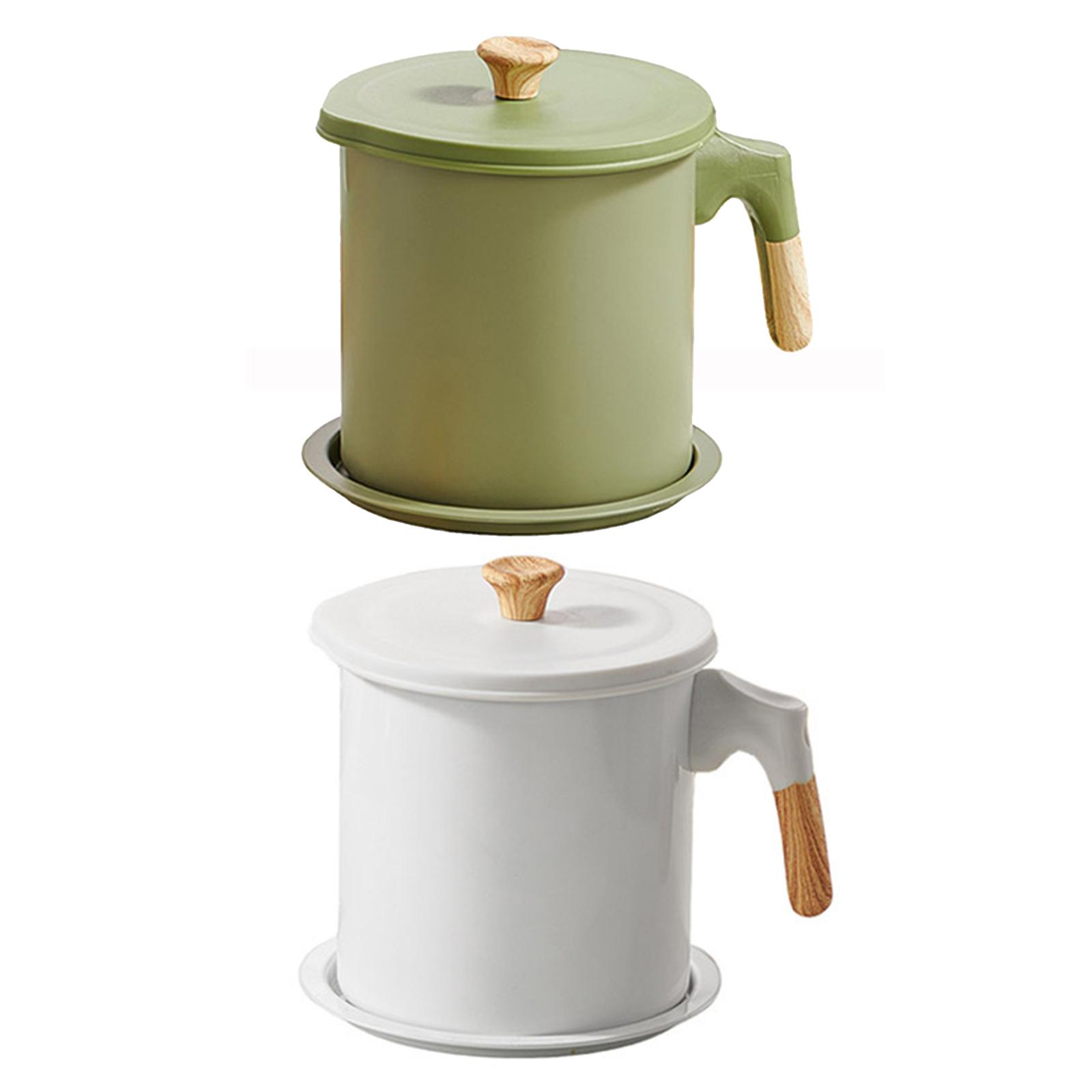 Small Deep Fryer Pot with Strainer Oil Saving Nonstick Heightened .4L Cooking Fryer Frying Home French Fries Chicken