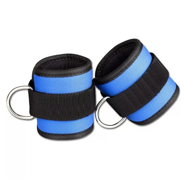 Adjustable Wrist Ankle Cuffs D Ring Pulley Lifting Straps Gym Cable  Attachments 