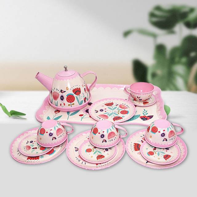 Childrens Tea Set good - Porcelain - Princess