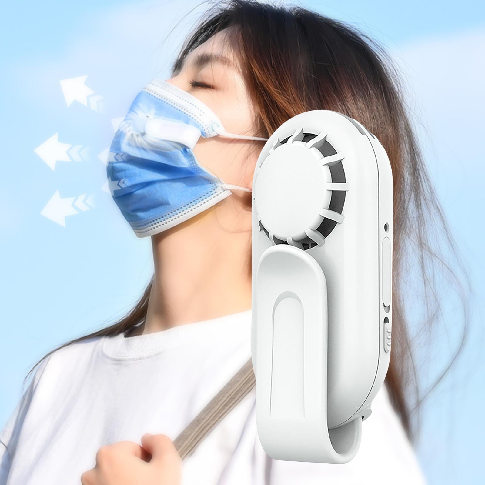 Electric Fan for Face Mask Facemask Fan Wearable Mask Purifier Fan Make Breathing Easier Protect Makeup for Outdoor Travel