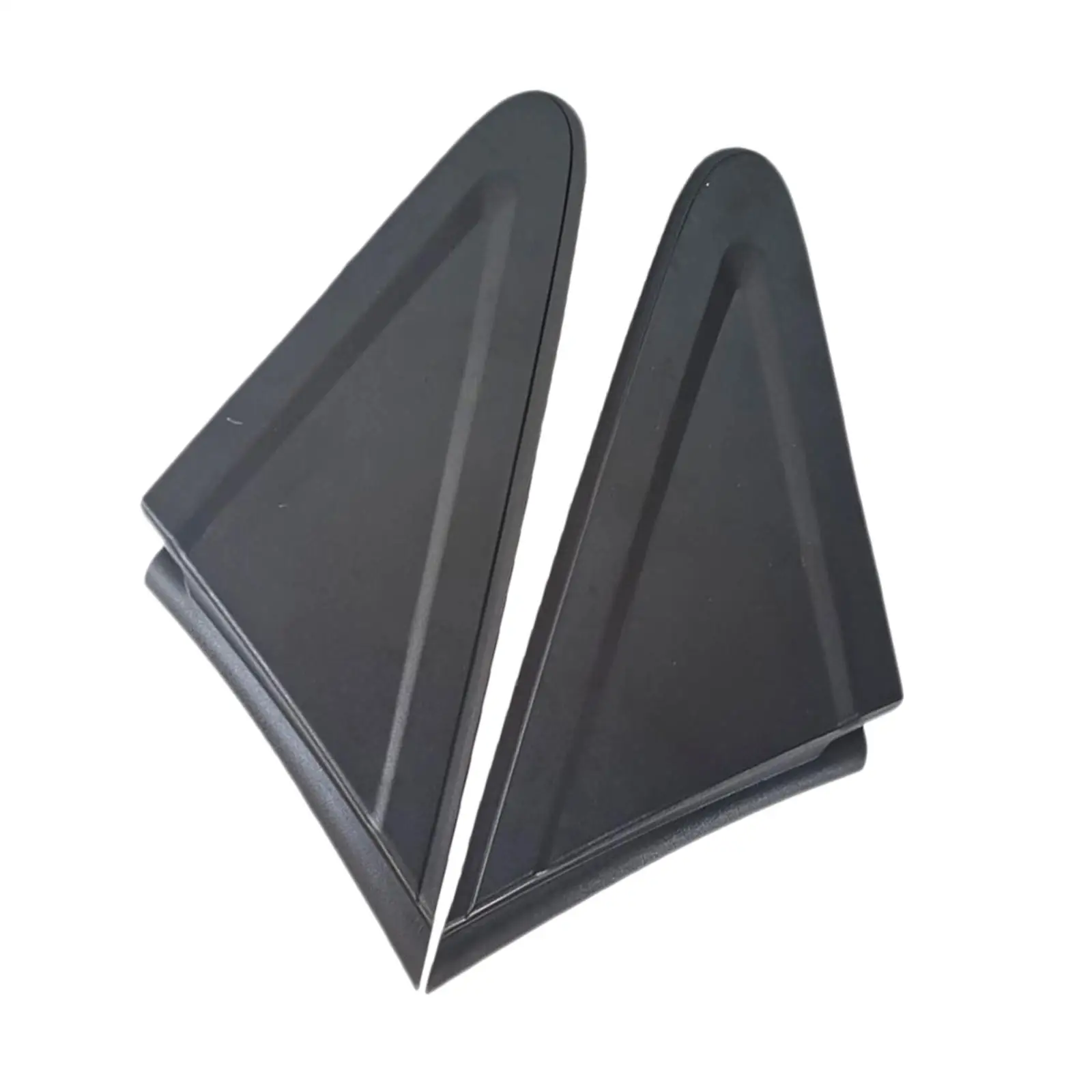 2x Car Front Exterior Pillar Corner Trim Triangle Cover for Honda Civic