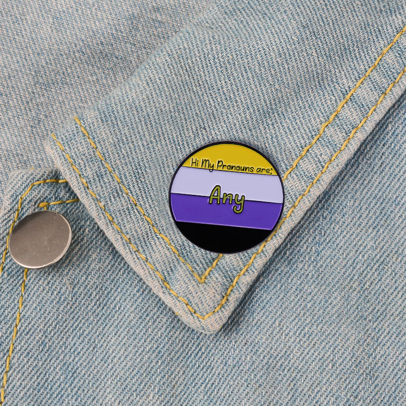 Pride Pronouns Badge