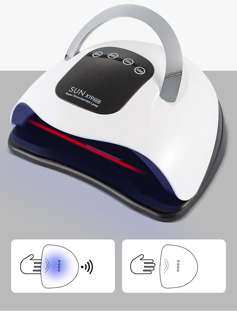 320W Professional Nail Dryer For Manicure Powerful UV Gel Nail Lamp 72 LEDS UV Gel Varnish With LCD Display Nail Salon Equipment