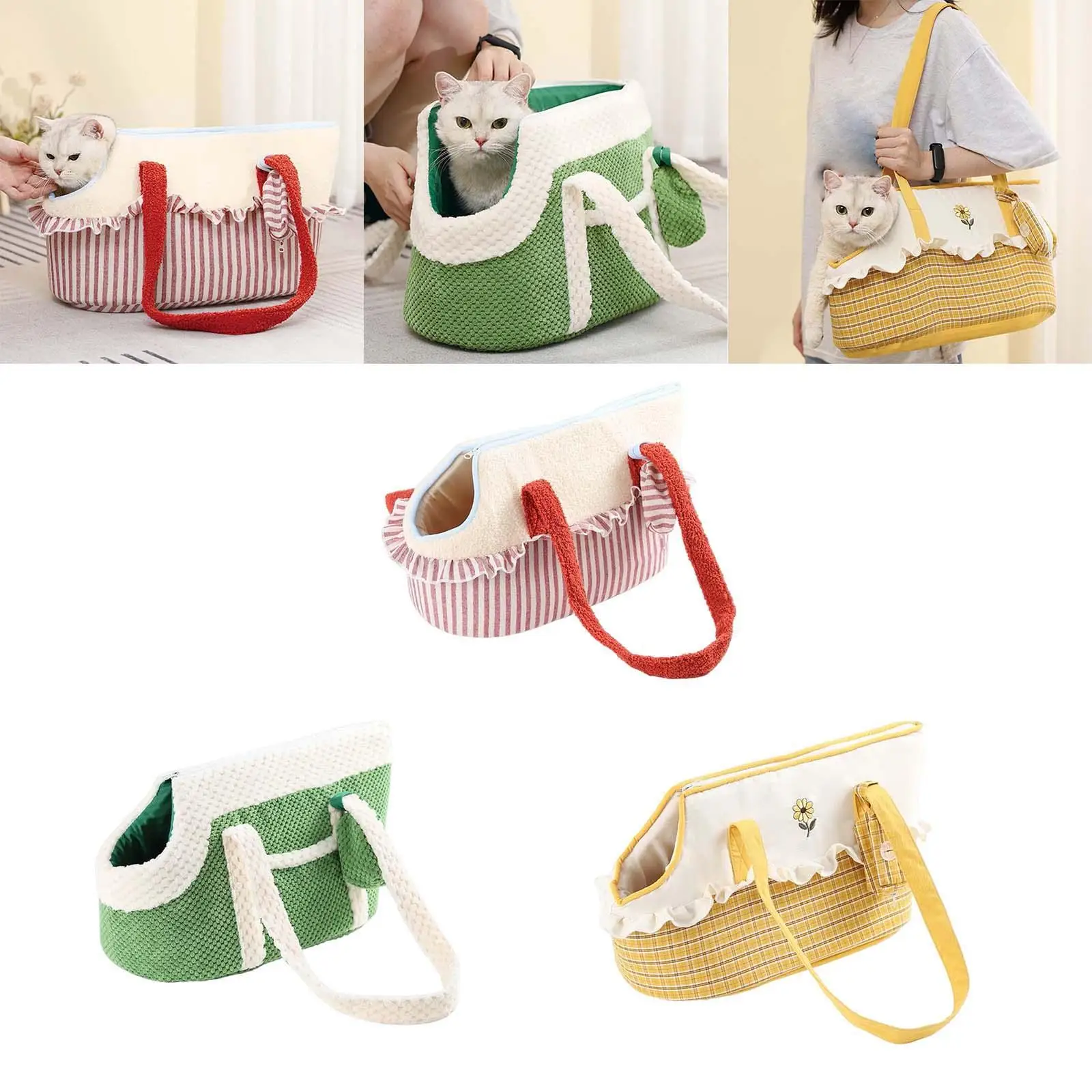 Portable Travel Bag Cats Dogs Pouch Pet Carrier for Shopping Hiking