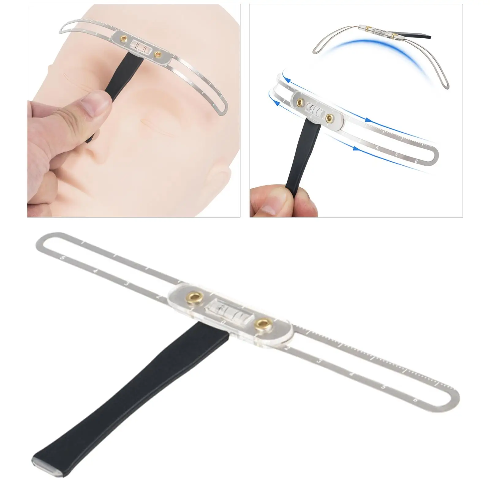 Eyebrow Caliper Makeup Accessories DIY Ruler Calipers Symmetrical Tool Eyebrow Extension Permanent Tattoo Positioning Shaping