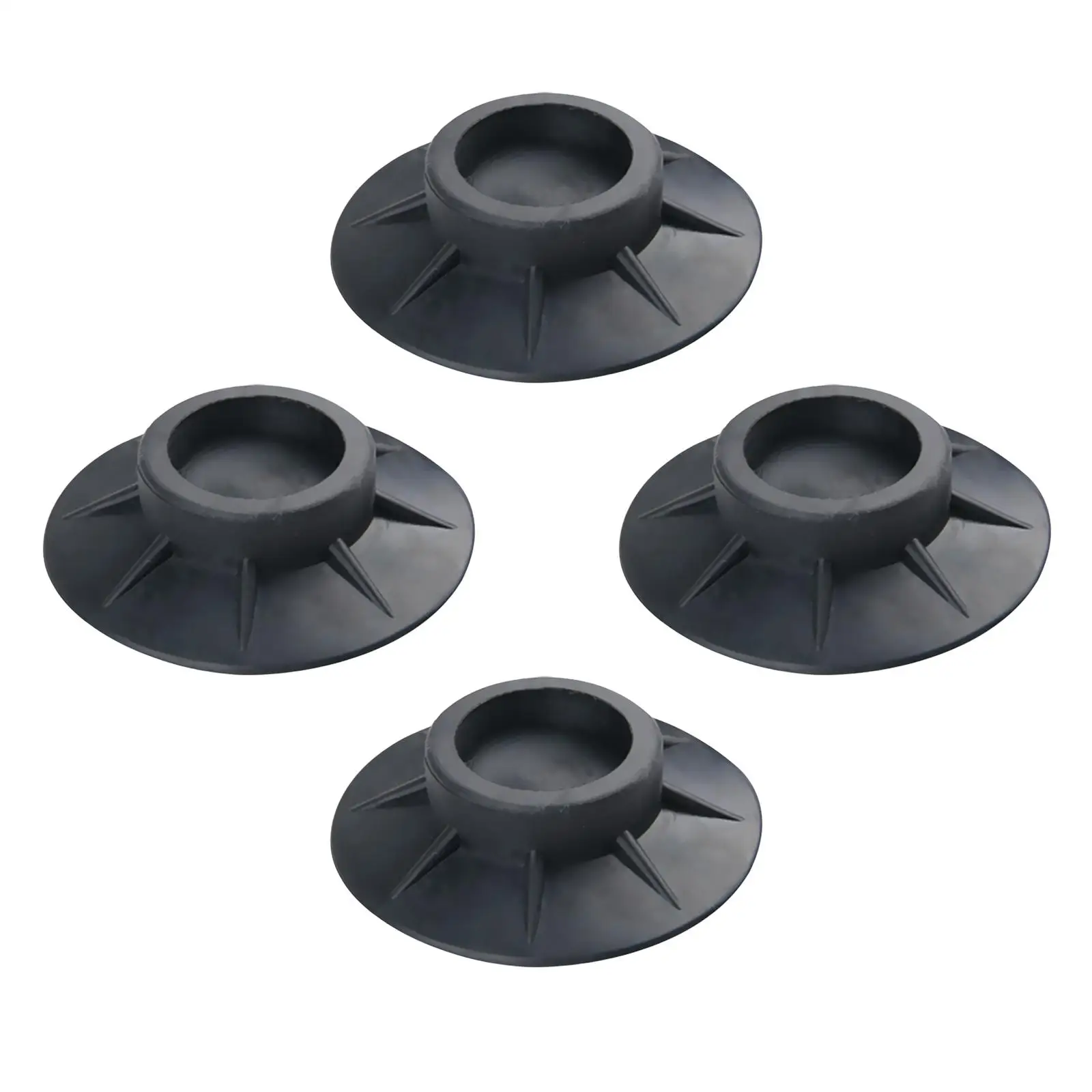 4Pcs Dryer Pedestals Covers Slip Rubber Slipstops Anitivibration Pad for Dishwashers