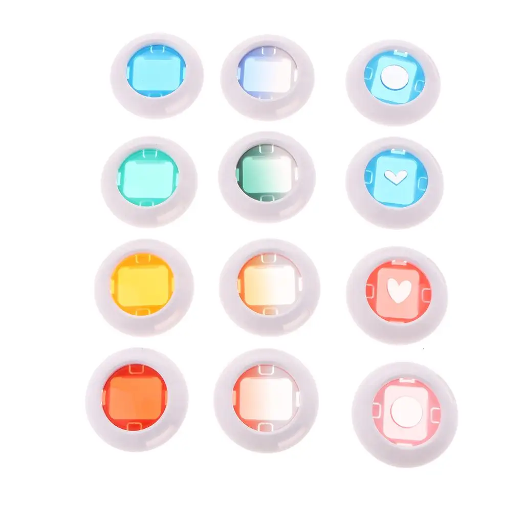 12   Colors   Filter   Lens      for             8 +  9  /  7S   Camera