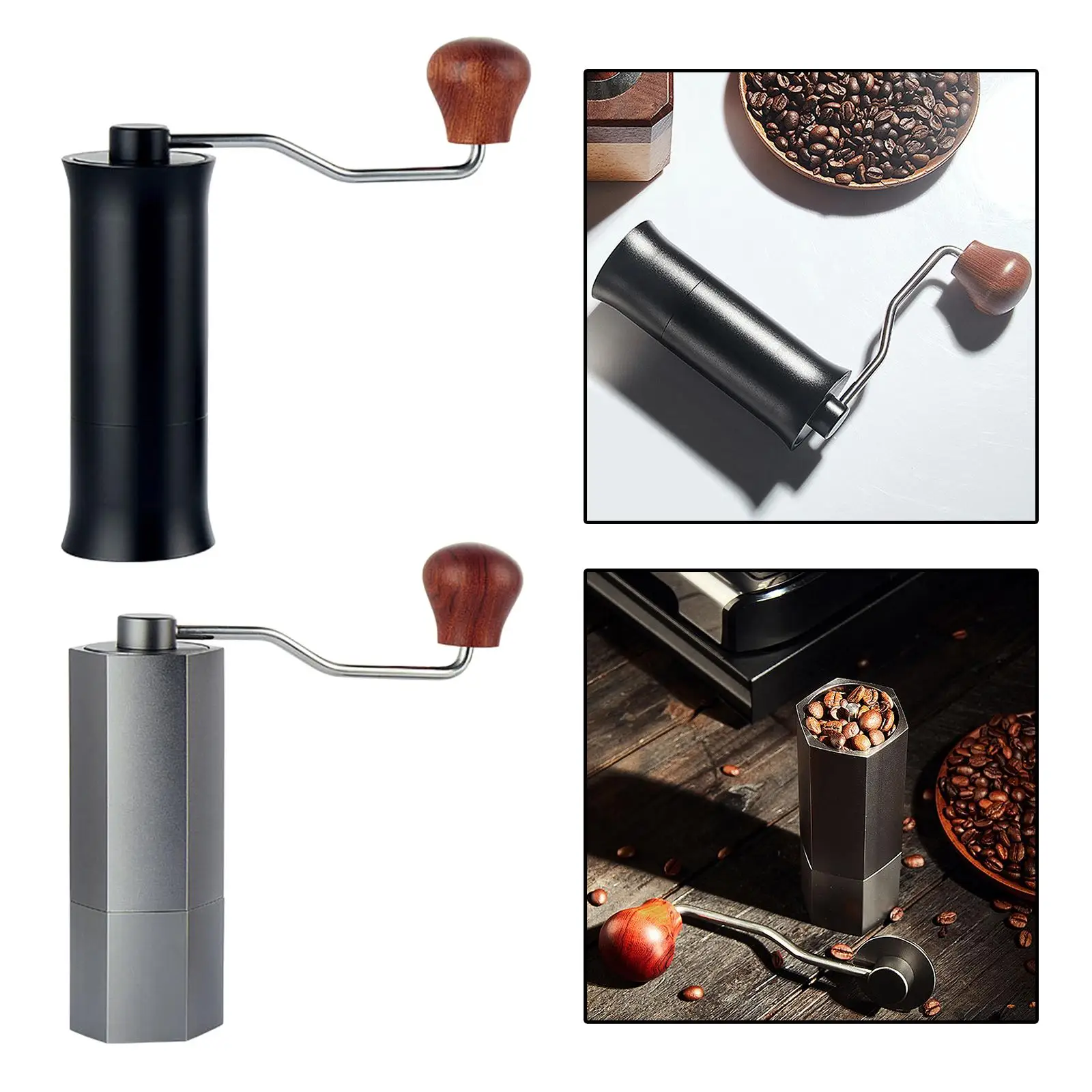 Portable Manual Coffee Grinder Hand Bean Mill Coffee Milling for Backpacking
