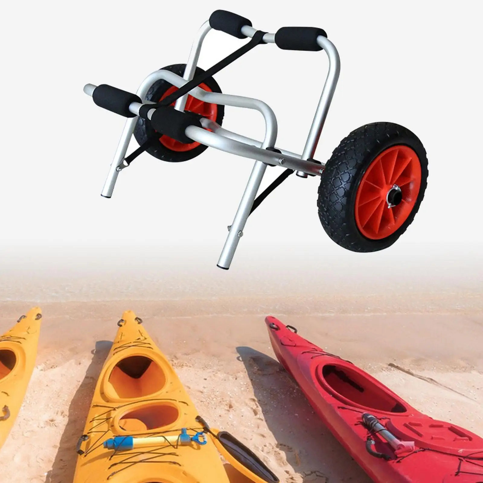 Kayak Cart Boat Cart Canoe Carrier for Float Mats Kayak Paddleboard