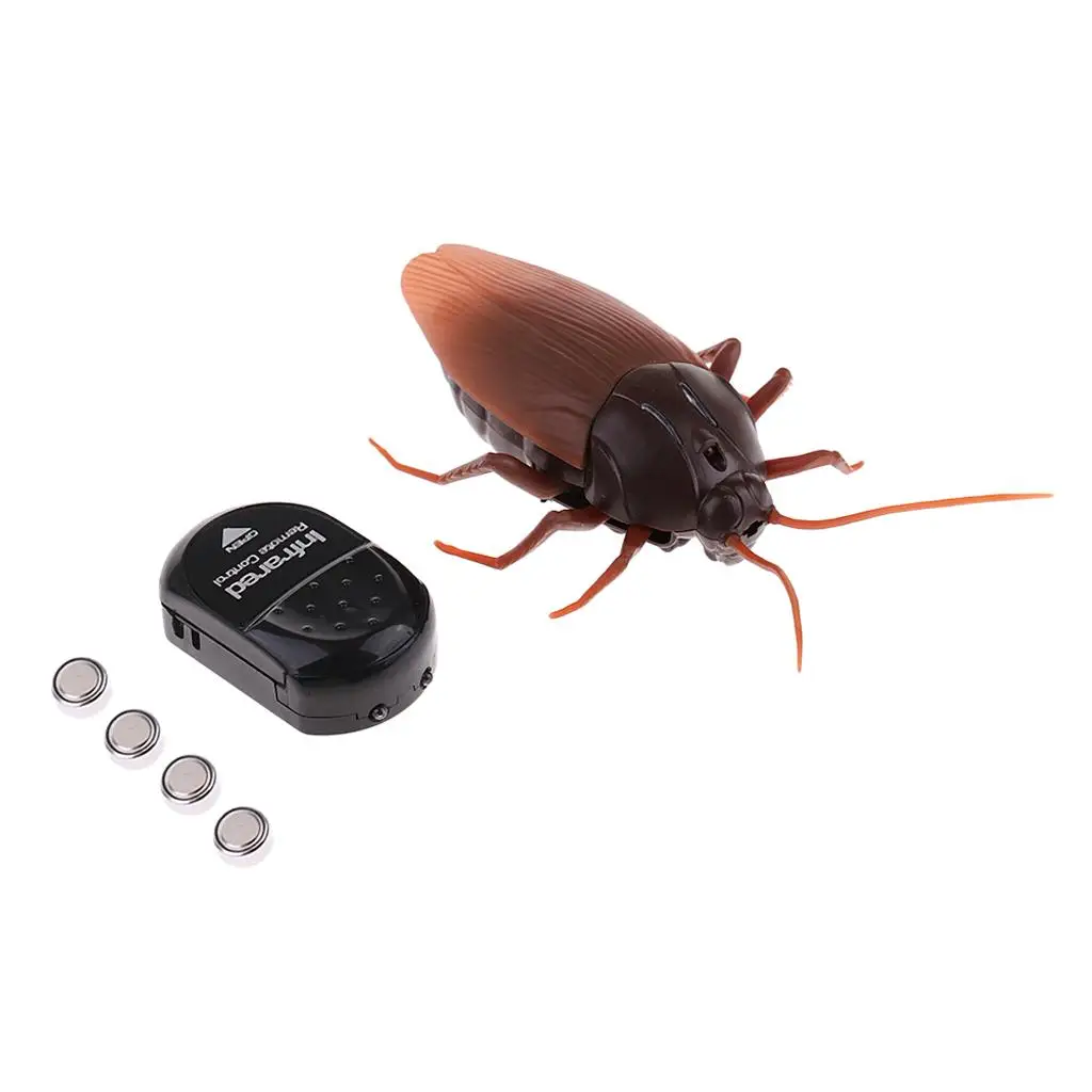 Funny Simulation Animal Cockroach Infrared Remote Control Mischief Kids Toy