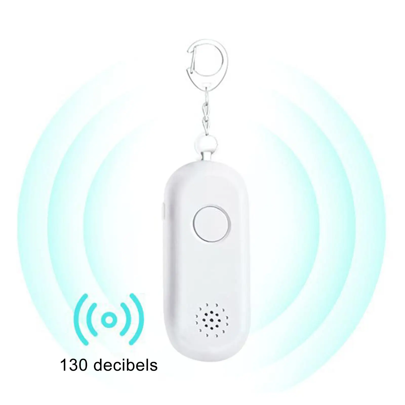 Security Alarm Protection Device 130dB Pocket Alarm Keychain for Camping Security Protect Kids Women Boys