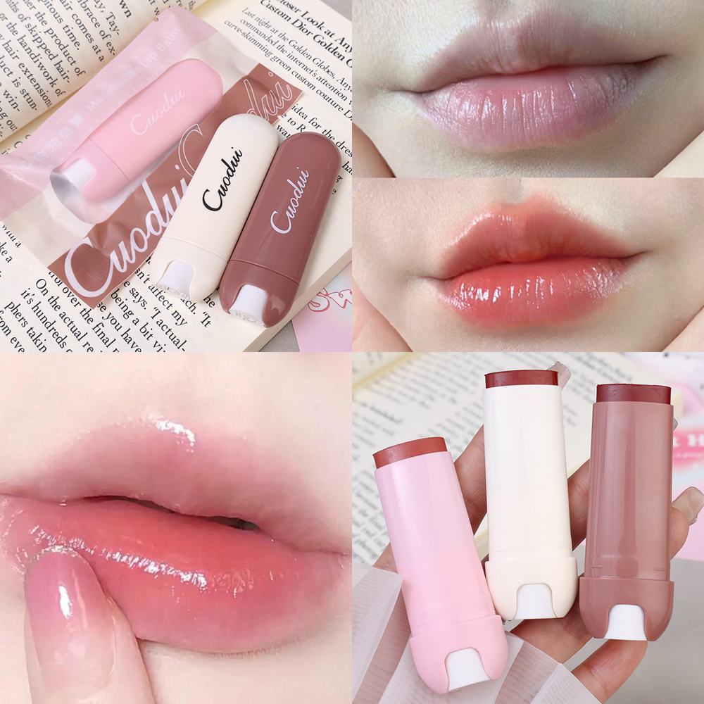 Best of Tinted Lip Balm Moisturizing Lipstick Primer Easy To Carry Anti-cracking Colored Jelly Lip Tint Makeup Korean Lip Care Cosmetics Reviews & Tips - Image 4