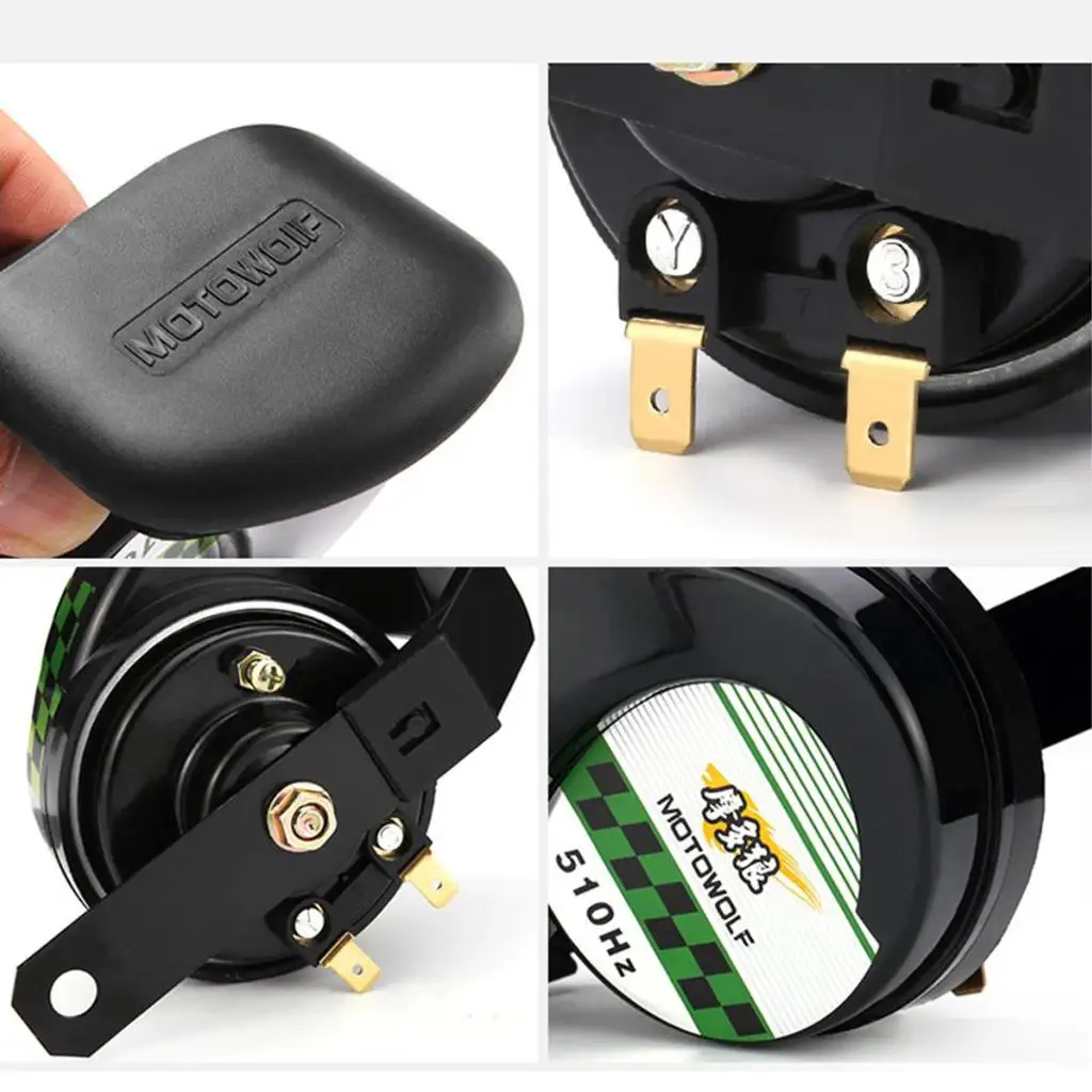 12V Universal Loud Speaker  For Motorcycle/Car 110dB 510 Gold