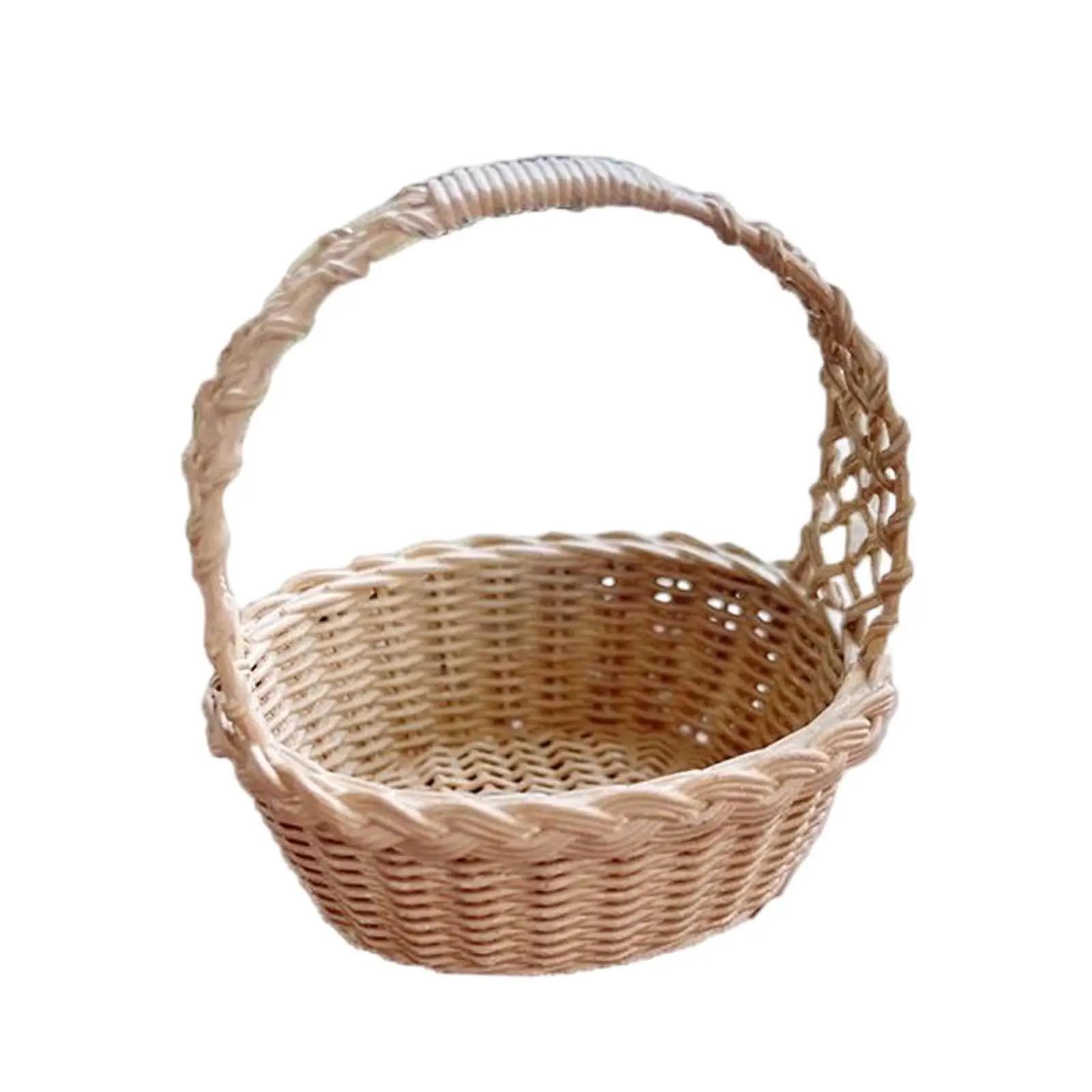 Doll House Storage Basket Furniture Decoration for Micro Landscape Children