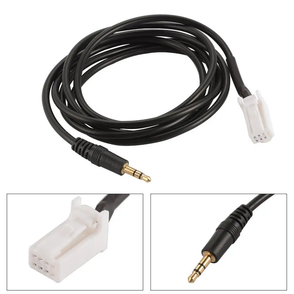 3.5mm Car Audio AUX Adapter Cable with 8-pin Female Scoket for Suzuki Jimny Vitra