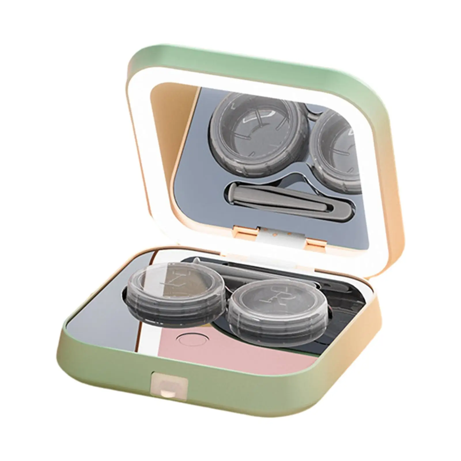 Contact Lens Case Holder 2 Speeds Cleaning Modes Rechargeable Mini Cleaning Contact Lens Ultrasonic Cleaning Machine Adults