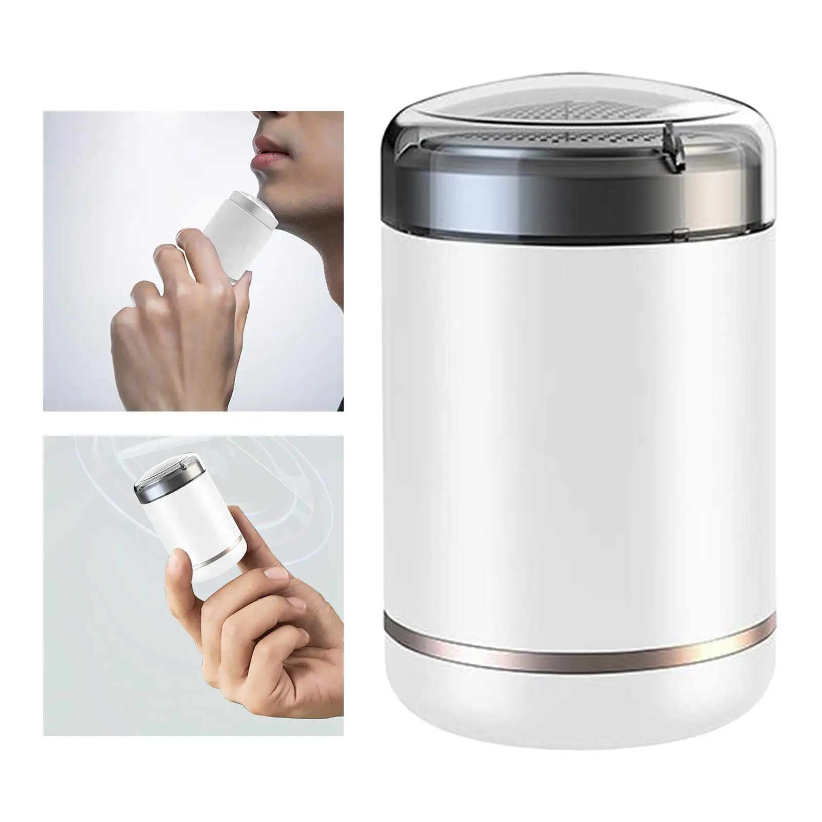 Travel Small Mini Compact Electric Shaver Wet & Dry Use USB Rechargeable