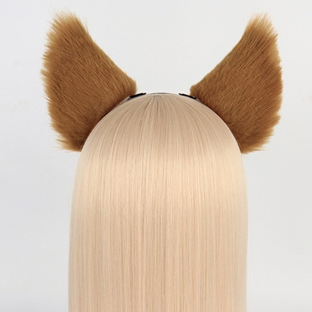 Animal Cosplay Costumes Faux Fur Cat Wolf Furry Tail And Ears Headband For  Halloween Party Costume Accessories Dxaa - Headwear - AliExpress