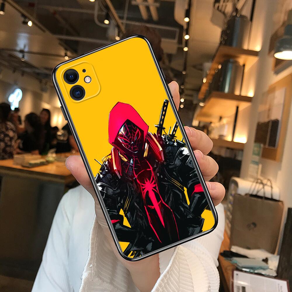 Чехол для телефона с изображением Человека-паука Marvel для iphone 13 Pro  Max 12 11 Pro Max 8 PLUS 7PLUS 6S XR XS 6 mini se | AliExpress