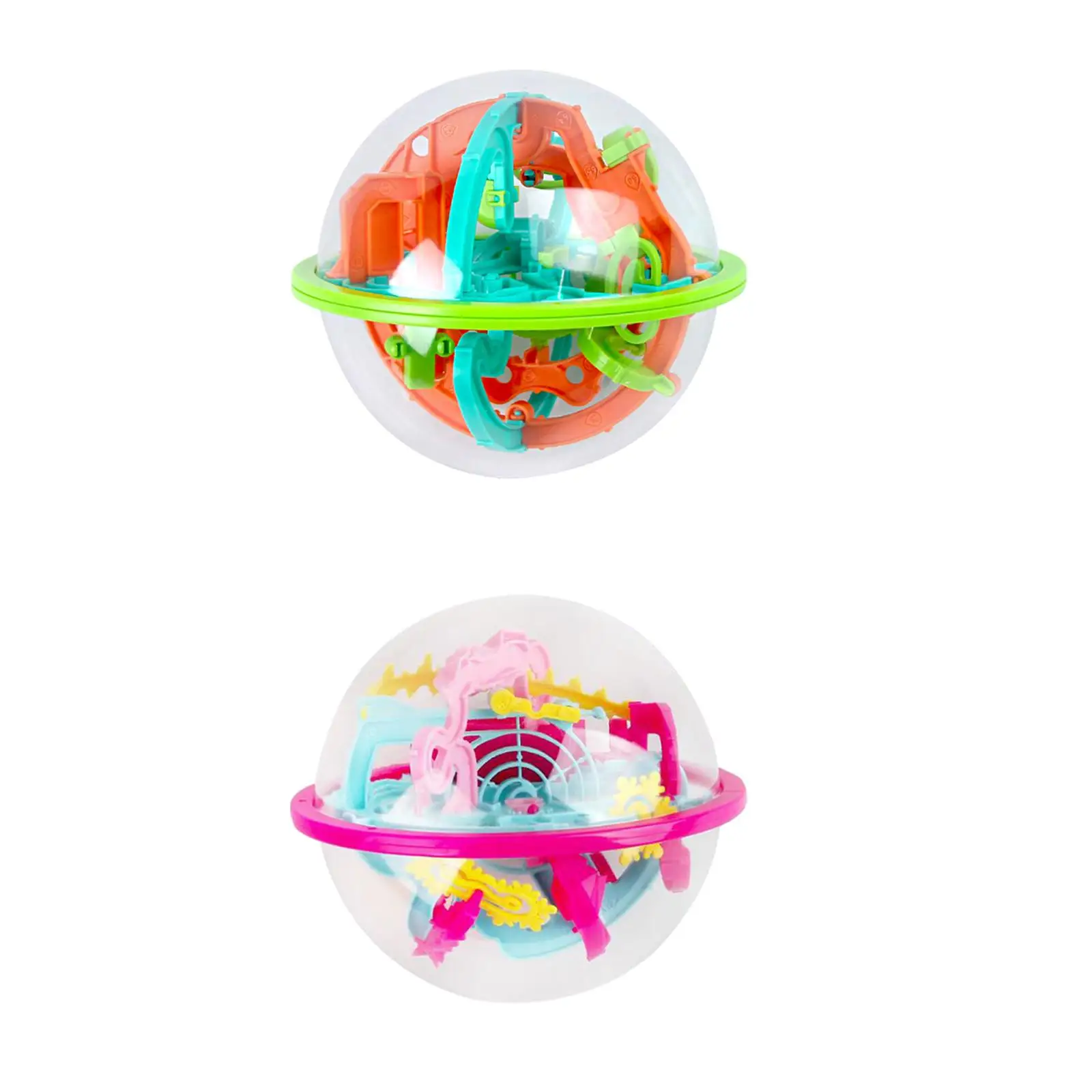 3D Maze Ball Brain Teaser Puzzles Sphere Globe Educational Toy Gravity Memory Sequential Maze for Boy Girls Adults Children