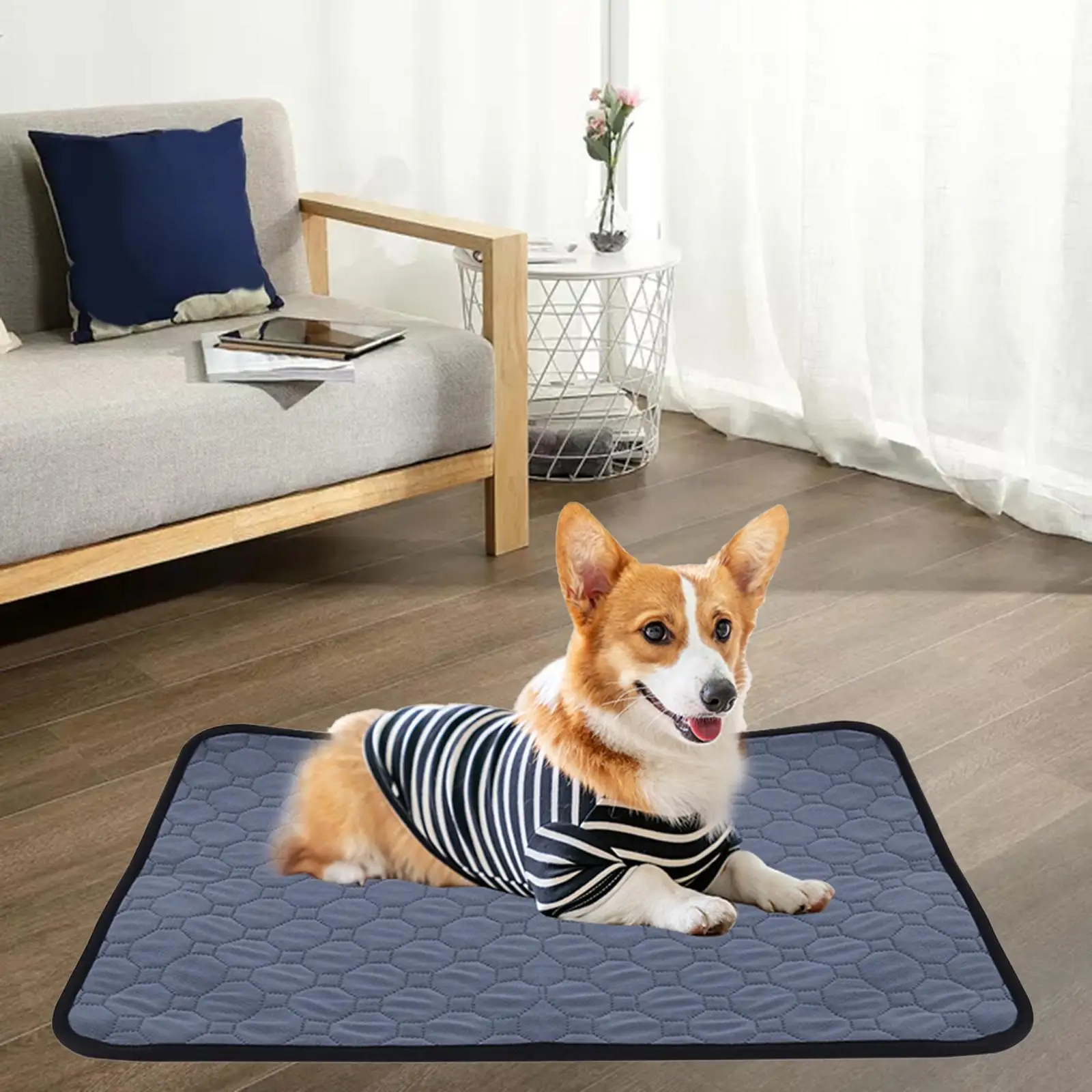 Waterproof Pee Pad Urine Mat Fast Absorbent Non-Slip Reusable Washable for Puppy Incontinence Supplies Indoor Pet Training