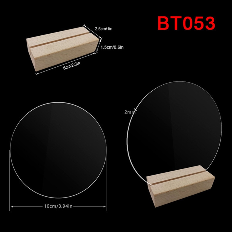 Description Picture 3 of itemWedding Table Sign Number Holders with Base Double Sided Display Stand for Commercial Place Card Menu Acrylic Clear Frame