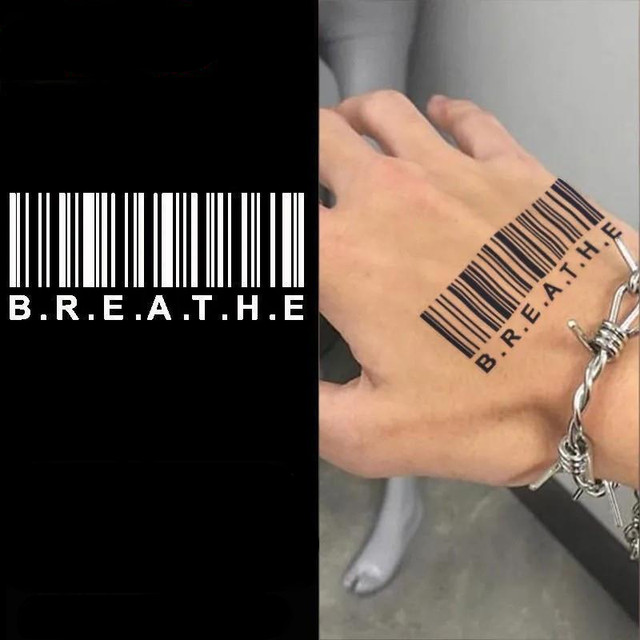 Mini Size Body Art Sex Waterproof Temporary Tattoos For Men And Women  Individuality 3d Love Barcode Design Tattoo Sticker - Temporary Tattoos -  AliExpress