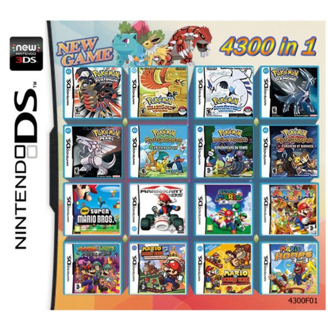 4300 in 1 Compilation DS NDS 3DS 3DS NDSL Game Cartridge 