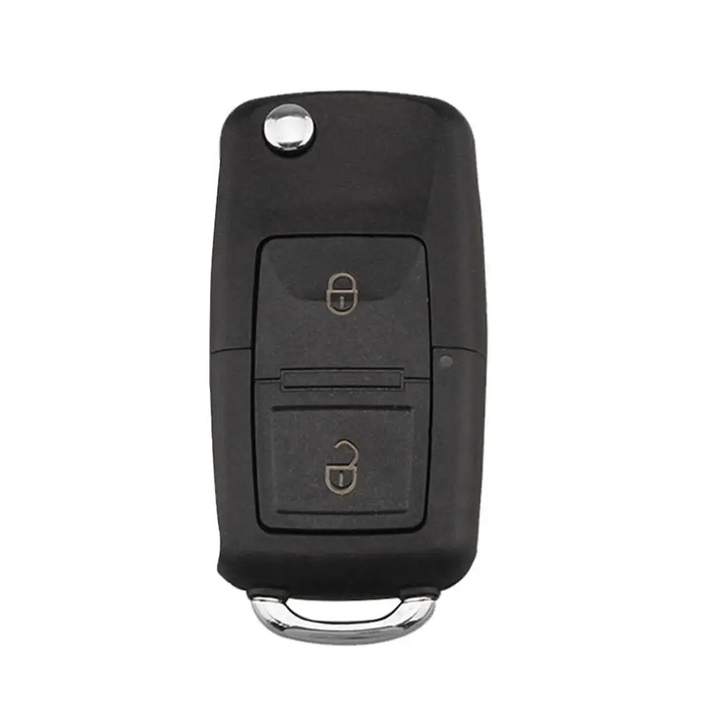 2 Button Smart Remote Key Fob 433Mhz ID48 Chip With Rubber Pad for