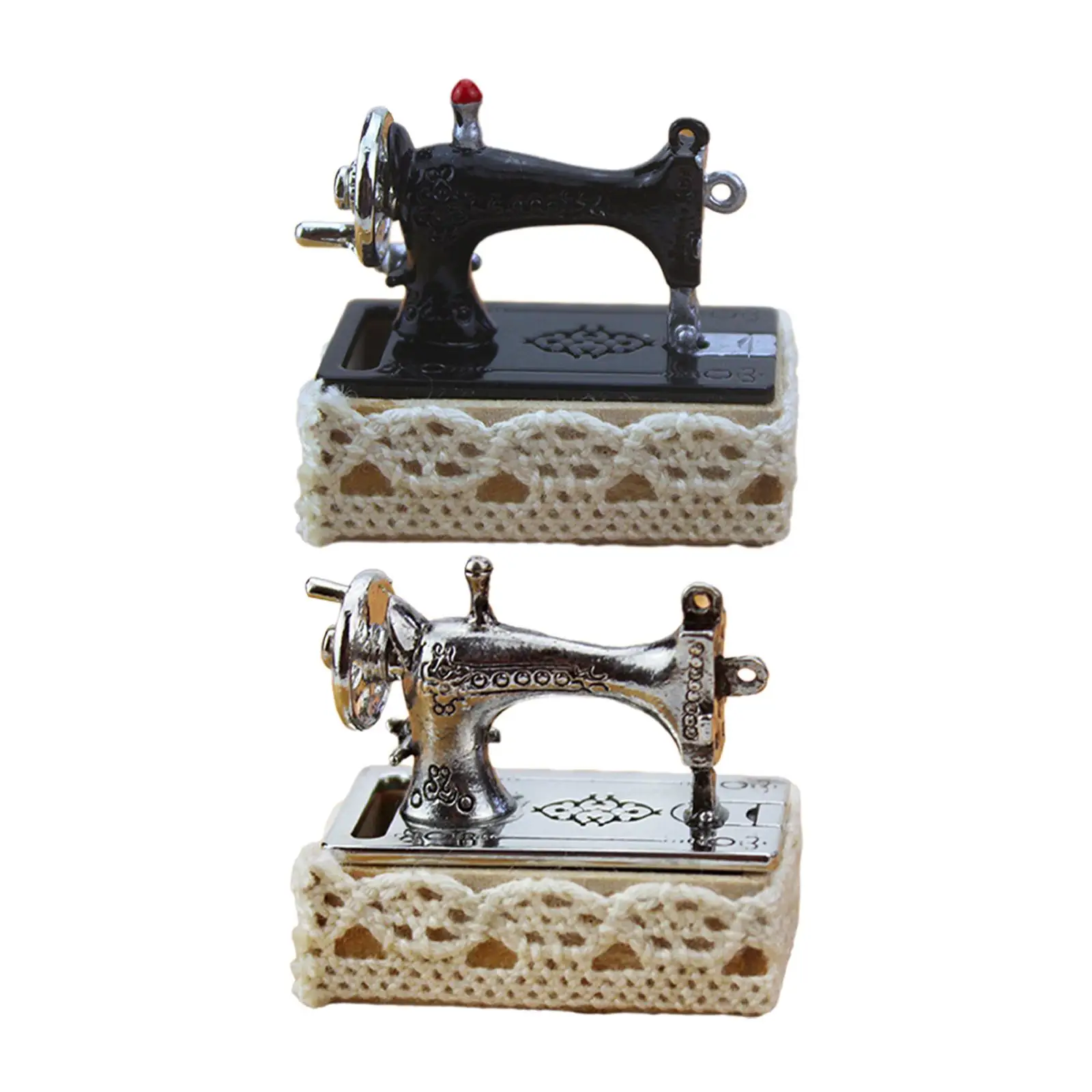 1:12 Dollhouse Sewing Machine DIY Scene Accessories Mini Furniture Decor Model Ornament