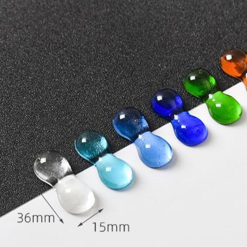 Description Picture 4 of itemJapanese Style Chopstick Holder Pen Holder Colorful Glass Spoon Fork Chopsticks Rest Rack for DIY Home Dining Table Decor