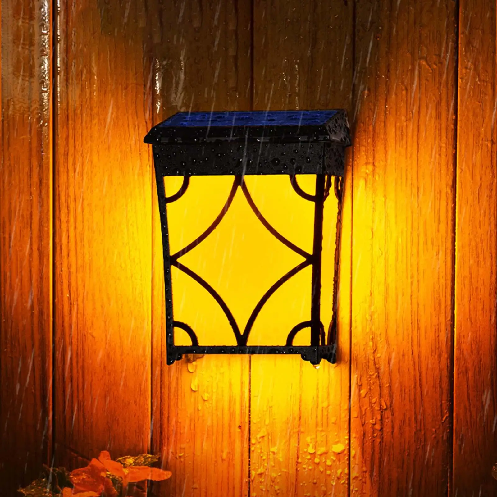 Solar Fence Light Solar Powered Wall Lights IP65 Waterproof for Stair Patio