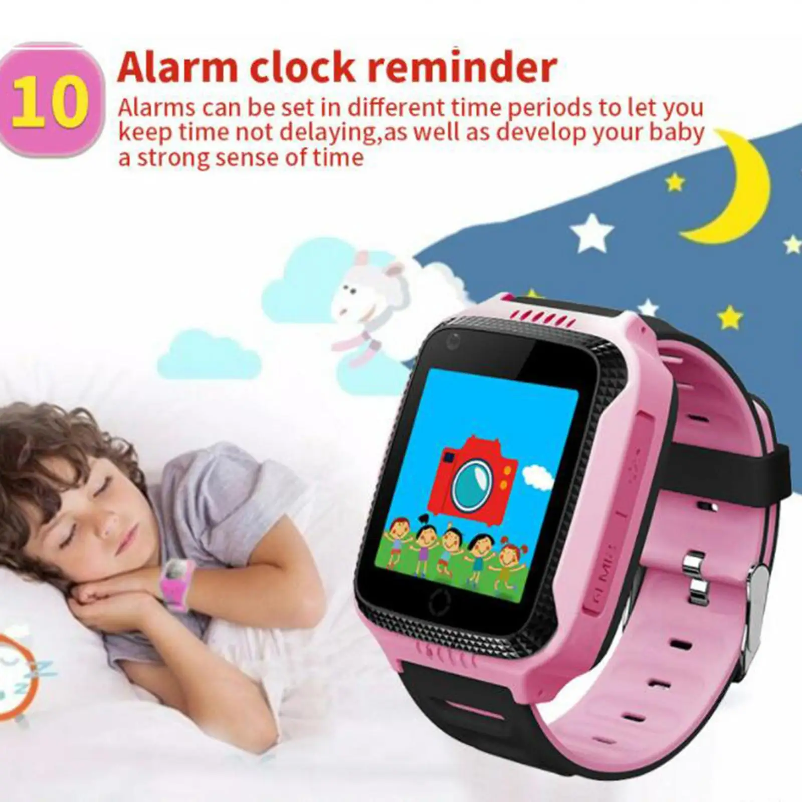 Q529 Kids GPS Smart Watch Camera Voice Chat Smart Activity Trackers Sport Wristband for Student Girls Boys Birthday Gift