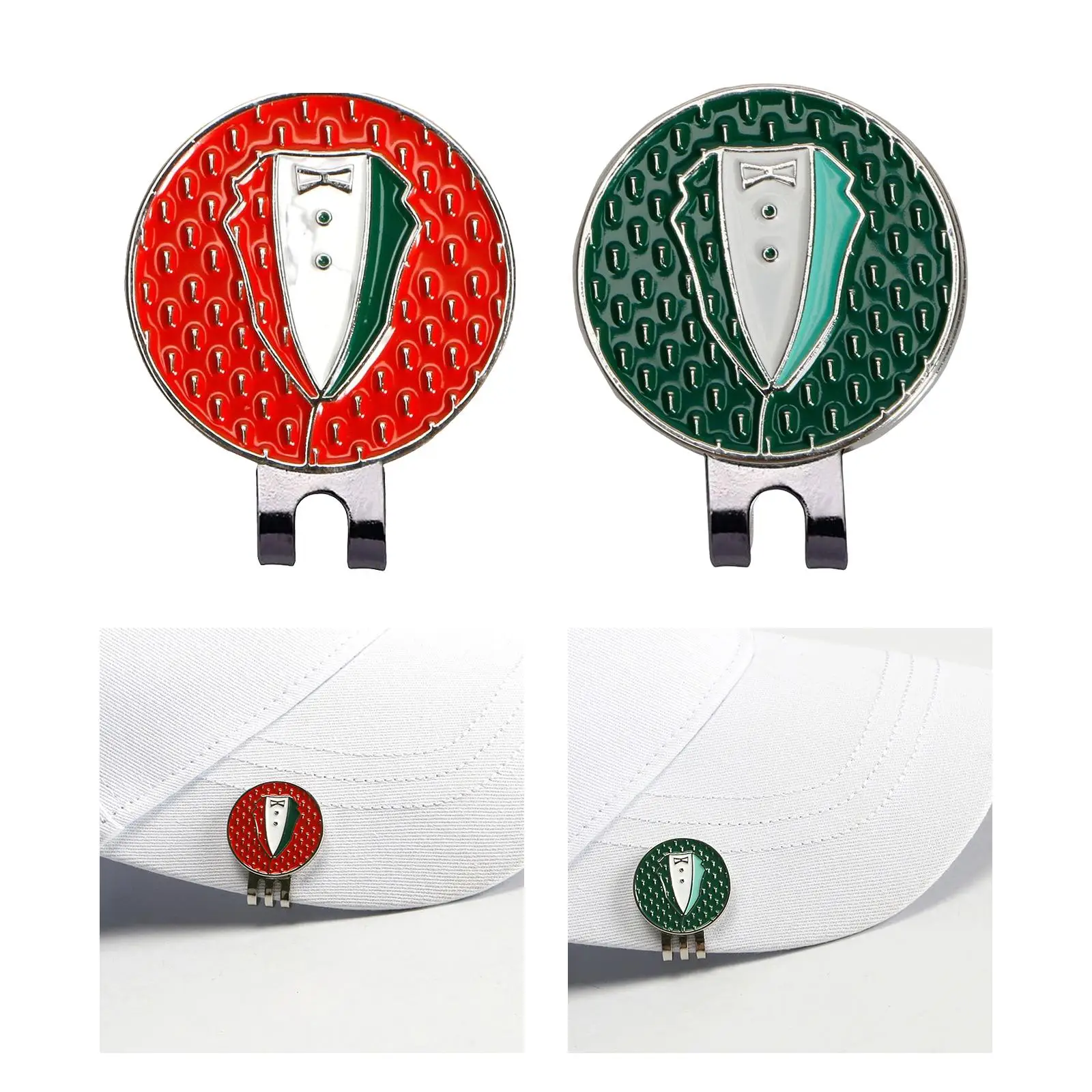 Golf Hat Clip with Enamel   Marker Metal 25mm Golf Accessories