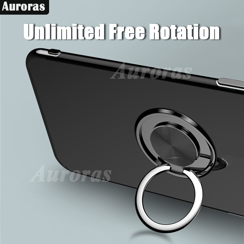 Auroras For Redmi 10A Case Anti-fall Clear Case Shockproof With Ring Soft Cover For Redmi 10C Clear Phone Case