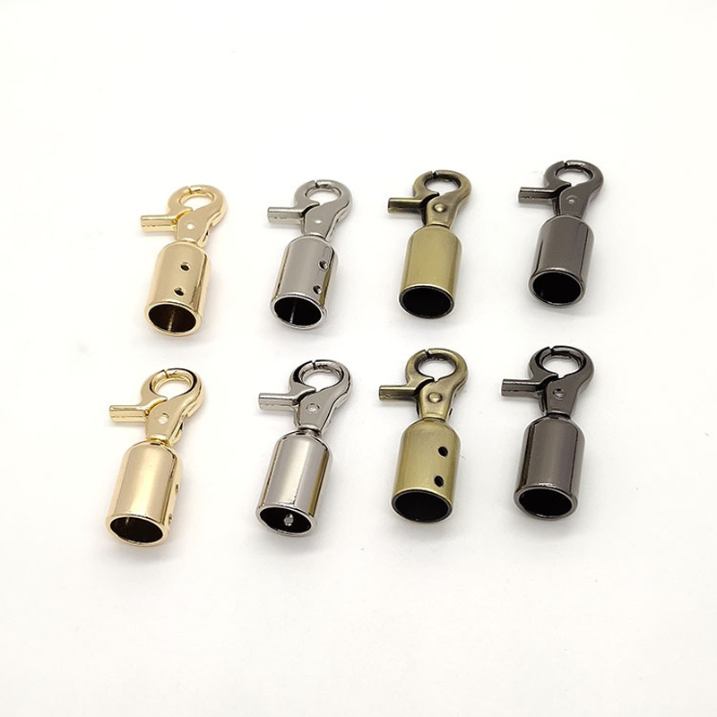 Taschengurte, Verbindungsaufhänger, Metallschnallen für Taschen, Quastenkappe, Verschluss, Handtaschengurt, Stopper, Kordelhaken, Handtaschen-Hardware-Zubehör – Detail 2