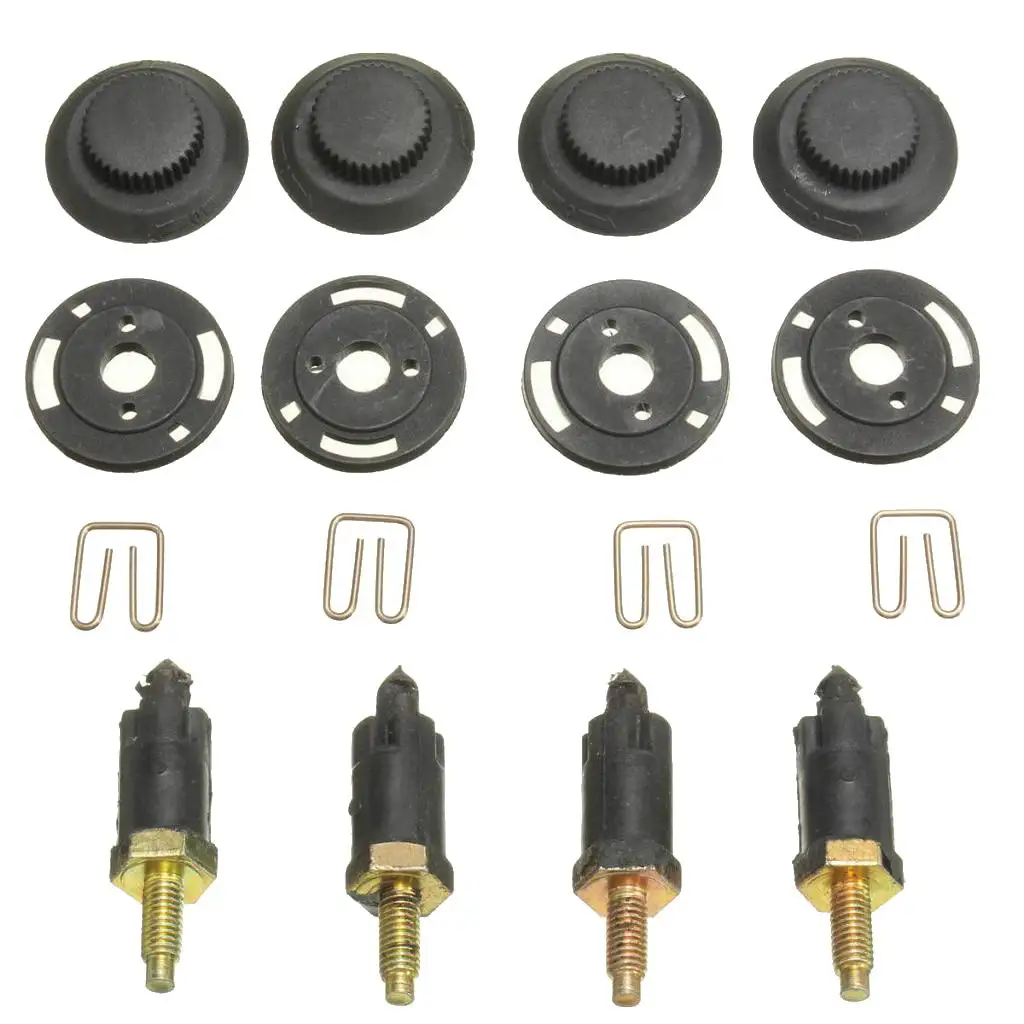 4x Motorcycle Engine Cover Clips Studs Bolts Set Replacement for  