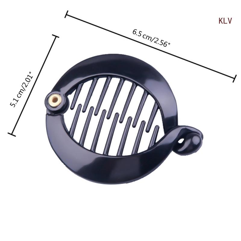 Fisch form Haars pange Banane Haars pange für Frauen Pferdes chwanz halter Draht reifen Kämme Banane Haarkamm Clip Runde Bananen clip – Detail 7
